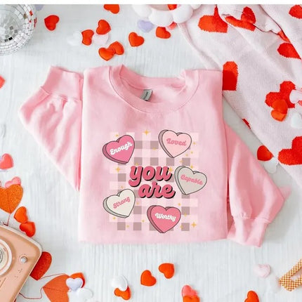 Teacher Valentine Sweatshirt, Retro Women's Valentines Sweater, Valentine Day Printed Crewnecks, Love Heart Jumpers, Valentine Gifts for Her