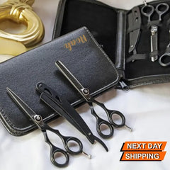 Personalised Hairdresser Leather Tools Bag, Custom Engraved Monogrammed Scissors Bag, Hairstylist Tools Organiser, Valentine Gift for Barber