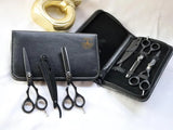 Personalised Hairdresser Leather Tools Bag, Custom Engraved Monogrammed Scissors Bag, Hairstylist Tools Organiser, Valentine Gift for Barber