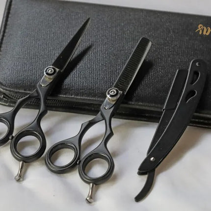 Personalised Hairdresser Leather Tools Bag, Custom Engraved Monogrammed Scissors Bag, Hairstylist Tools Organiser, Valentine Gift for Barber