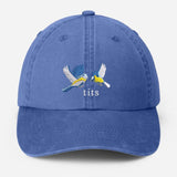 Tits Embroidered Baseball Cap, Dad Adjustable Strap Hat, Unisex Summer Holiday Cotton Cap, Funny Bird Lover Baseball Hat, Fathers Day Gifts