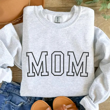 Personalised Dad Sweatshirt, Custom Kids Name On Sleeve Puff Printed Sweater