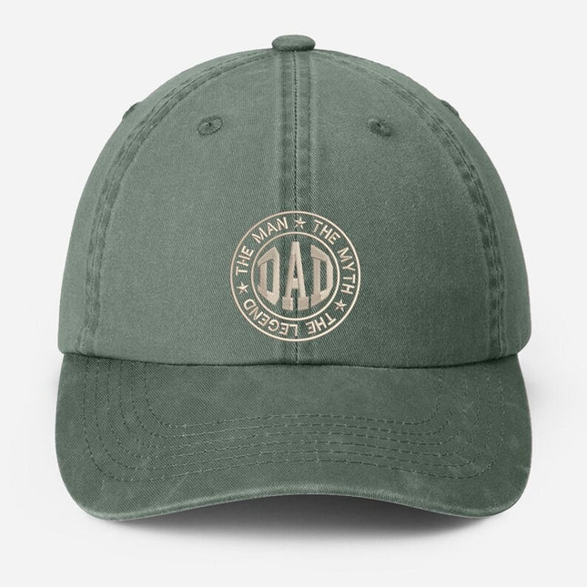 The Man Dad Embroidered Hat, The Mighty Vintage Baseball Dad Hat, Gift for Grandfather