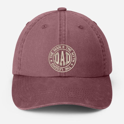 The Man Dad Embroidered Hat, The Mighty Vintage Baseball Dad Hat, Gift for Grandfather