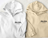 Personalised Dad Hoodie, Custom Est Year Printed Pullover Hoody, Birthday Special Gifts for Papa, Dad Vatertag Hoodies, Father's Day Gifts