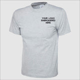 Custom Embroidered Logo T-Shirt, Your Logo Here Workwear Tees, Business Branding Tee, Personalised Shirt, Company Logo