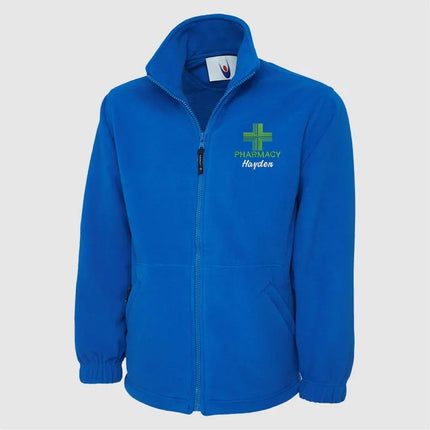 Personalised Pharmacy Fleece Jacket, Embroidered Pharmacist Monogram Fleece, Custom Name Medical Uniform, Workwear Gifts, Pharmacist Gifts