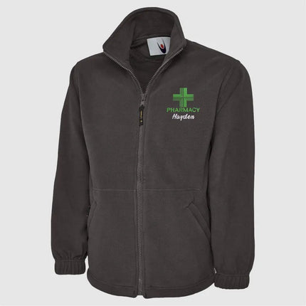Personalised Pharmacy Fleece Jacket, Embroidered Pharmacist Monogram Fleece, Custom Name Medical Uniform, Workwear Gifts, Pharmacist Gifts