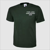 Custom Embroidered Logo T-Shirt, Your Logo Here Workwear Tees, Business Branding Tee, Personalised Shirt, Company Logo