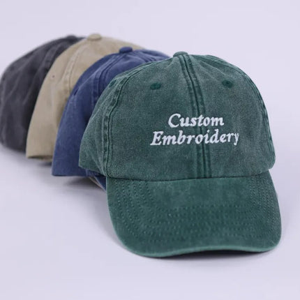 Personalised Embroidered Hat, Custom Date Mom & Dad Baseball Hat, Vintage Hat