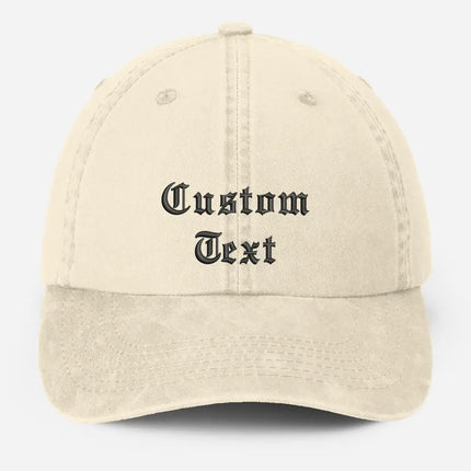 Personalised Embroidered Hat, Custom Text & Logo Baseball Hats, Father's Day Gift