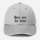 Personalised Embroidered Hat, Custom Text & Logo Baseball Hats, Your Company Monogran Cap, Cotton Snapback Vintage Hat, Father's Day Gift