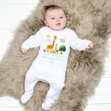 Personalised First Mothers Day Baby Grow, New Mom 1st Mothers Day Baby Gift, Custom Baby Name Sleepsuit, Mothers Day Baby Outfit for New Mom