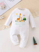 Personalised First Mothers Day Baby Grow, New Mom 1st Mothers Day Baby Gift, Custom Baby Name Sleepsuit, Mothers Day Baby Outfit for New Mom
