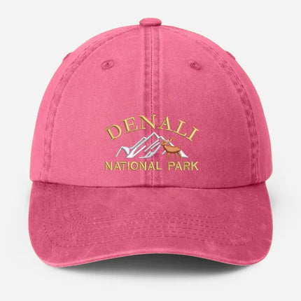 Denali National Park Embroidered Cap, Vintage Camping Dad Hat, Gift for Him