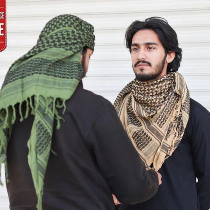 Arabic Palestine Head Scarf, Traditional Palestinian Keffiyeh Shemagh Scarf