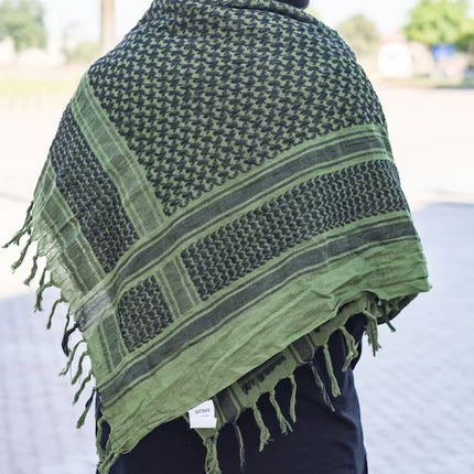 Arabic Palestine Head Scarf, Traditional Palestinian Keffiyeh Shemagh Scarf
