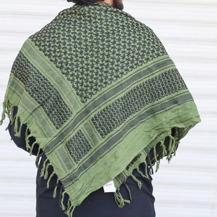 Arabic Palestine Head Scarf, Traditional Palestinian Keffiyeh Shemagh Scarf