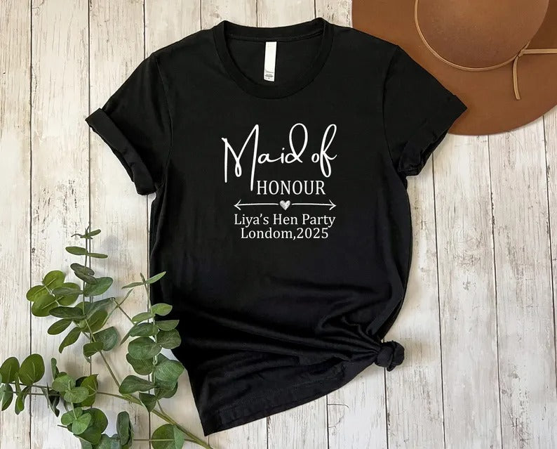 Hen Party T-Shirts, Personalised Bride/ Mother Of the Bride/Team Bride Shirts, Bachelorette Party Top, Bridesmaid Gifts, Bridal Shower Gifts