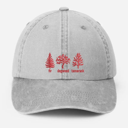 Embroidered Subtle FDT Pigment Dyed Dad Hat, Anti Trump Baseball Cap