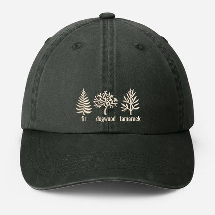 Embroidered Subtle FDT Pigment Dyed Dad Hat, Anti Trump Baseball Cap