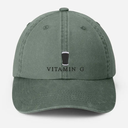 Vitamin G Pint Baseball Cap, Vintage G Mens Embroidered Cap, Dad Hat Adjustable Beer Stout Hat, Mens Vitamin Baseball Cap, Boyfriend Gifts