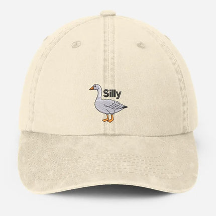 Silly Goose Embroidered Hat, Vintage Silly Goose Baseball Cap, Mom Dad Wildlife Hat