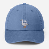 Silly Goose Embroidered Hat, Vintage Silly Goose Baseball Cap, Mom Dad Wildlife Hat, Outdoor Camping Hat, Gift for Dad, Animal Lover Gifts