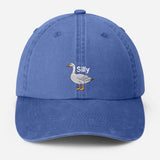 Silly Goose Embroidered Hat, Vintage Silly Goose Baseball Cap, Mom Dad Wildlife Hat, Outdoor Camping Hat, Gift for Dad, Animal Lover Gifts