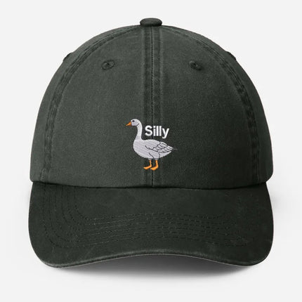 Silly Goose Embroidered Hat, Vintage Silly Goose Baseball Cap, Mom Dad Wildlife Hat