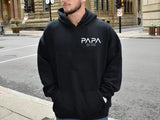 Personalised Papa Hoodie, Custom Dad Hoodies, Father’s Day Gift for Him, New Dad Gifts, Daddy Comfy Printed Jumpers, Baby Announcement Gifts
