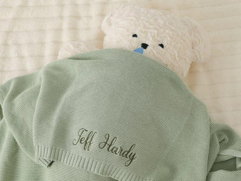 Custom Baby Name Blanket, Personalized Name Blanket, Embroidered Name Blanket, Baby Shower Gift, Newborn Gifts Blankets, New Born Baby Gifts