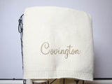 Custom Baby Name Blanket, Personalized Name Blanket, Embroidered Name Blanket, Baby Shower Gift, Newborn Gifts Blankets, New Born Baby Gifts