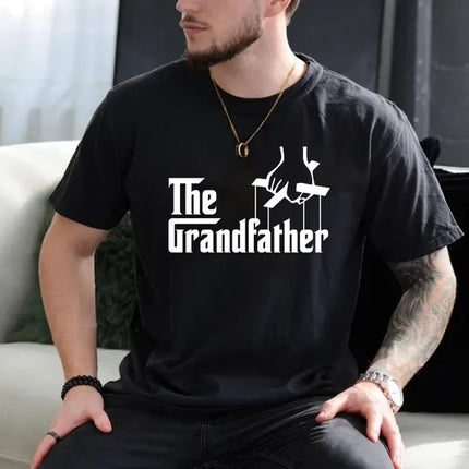 Grandfather T-Shirt, Funny Grandpa Gift, Father's Day Tee Tops, Grandad Presents