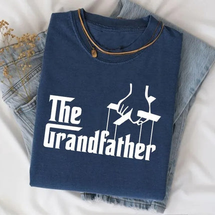 Grandfather T-Shirt, Funny Grandpa Gift, Father's Day Tee Tops, Grandad Presents