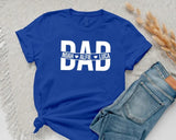 Personalised Dad T-Shirt, Custom Kids Name Printed Dad Shirt, Best Dad Birthday Tee Tops, New Dad To Be Gifts, Father's Day Gifts for Him