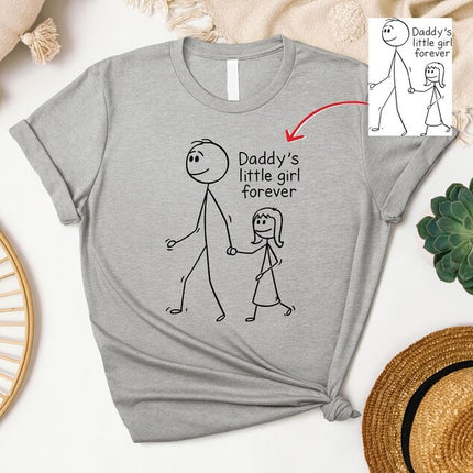 Personalised Drawing Shirt, Custom Kids Art Work Printed T-Shirt, Gift for Dad from Kids
