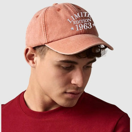 Custom Embroidered Age Cap, Personalized Birthday Hat,  Custom Year Mom/Dad Hat
