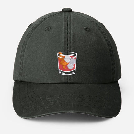 Negroni Cocktail Hat, Embroidered Coctail Lovers Baseball Cap, Bartender Hat, Gift for Him