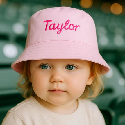 Custom Name Embroidered Baby Bucket Hat