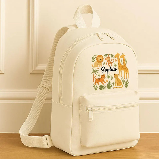 Personalised Boys & Girls Backpack, Custom Kids Name Printed Back To School Kids Gift