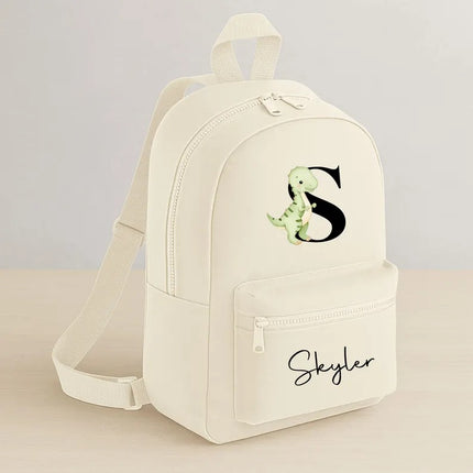 Personalized Boys Girls T-Rex Toddler Backpack
