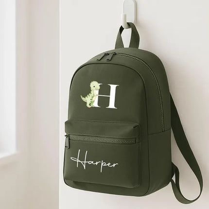 Personalized Boys Girls T-Rex Toddler Backpack