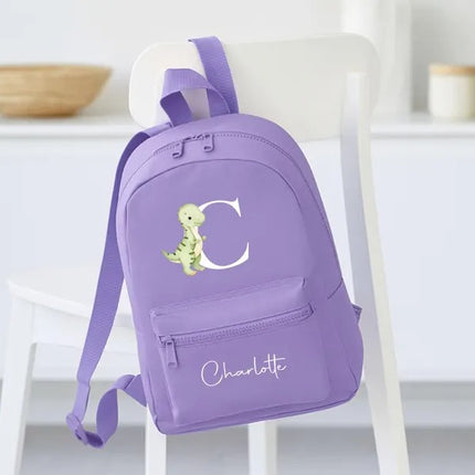 Personalized Boys Girls T-Rex Toddler Backpack