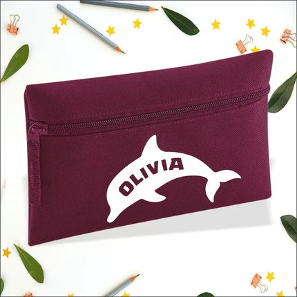 Personalised Pencil Case For Kids – Kids Name Printed School Stationary Case, Boys Gifts