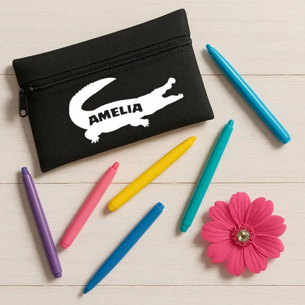 Personalised Pencil Case For Kids – Kids Name Printed School Stationary Case, Boys Gifts