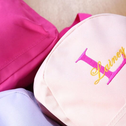 Personalised Kids Name & Initial Backpack – Embroidered Back to School  Backpack Kids Gift