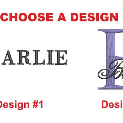 Personalised Kids Name & Initial Backpack – Embroidered Back to School  Backpack Kids Gift