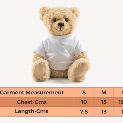 Custom Photo Portrait Teddy Bears Shirt – Embroidered Outline Sketch on Teddy Top