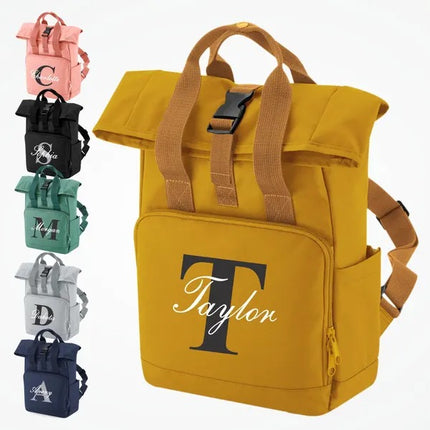 Personalised Kids Name Printed School Backpack